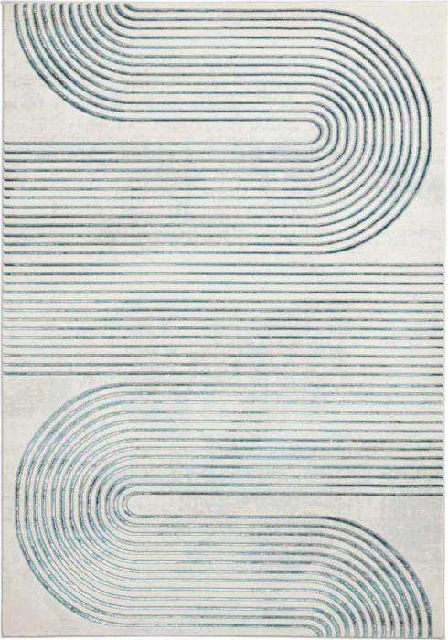 Apollo 2683 Grey/Green Rug by Think Rugs image 2