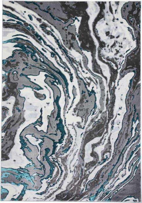 Apollo GR584 Grey/Green Rug by Think Rugs image 2