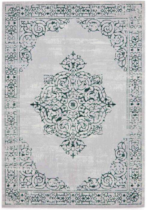 Artemis B9076A Green/Silver Rug by Think Rugs