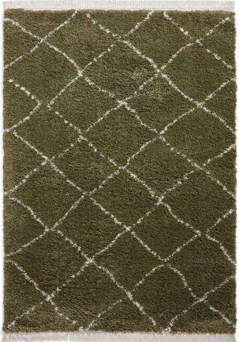 Boho Rug Colour 5413 Green by Think Rugs image 2