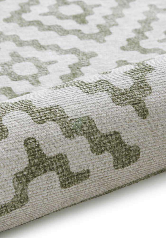 Coral H1058 Green Rug by Think Rugs image 1