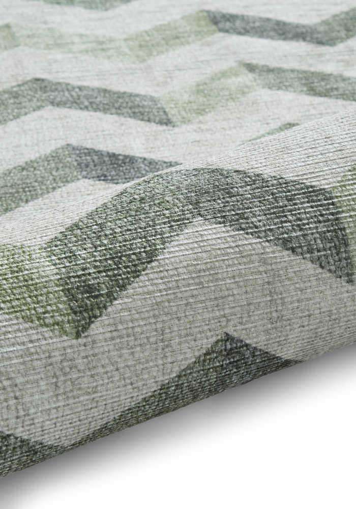 Coral H1059 Green Rug by Think Rugs image 1