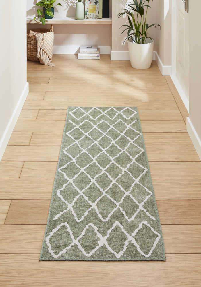 Coral H1060 Green Rug by Think Rugs image 2