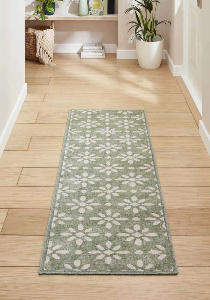 Coral H1062 Green Rug by Think Rugs image 2