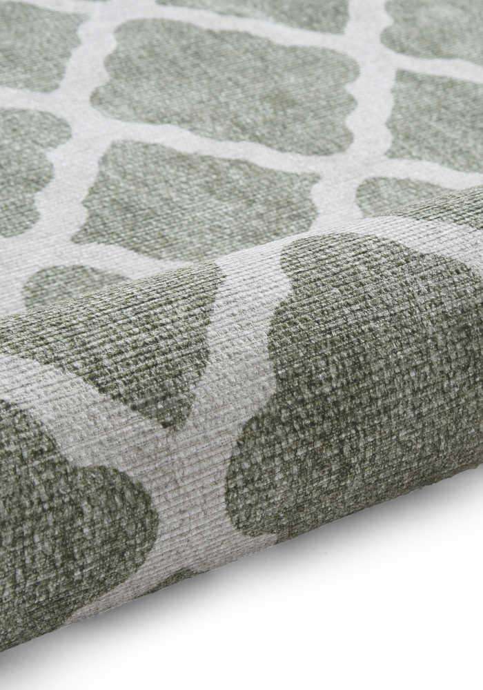 Coral H1063 Green Rug by Think Rugs image 1